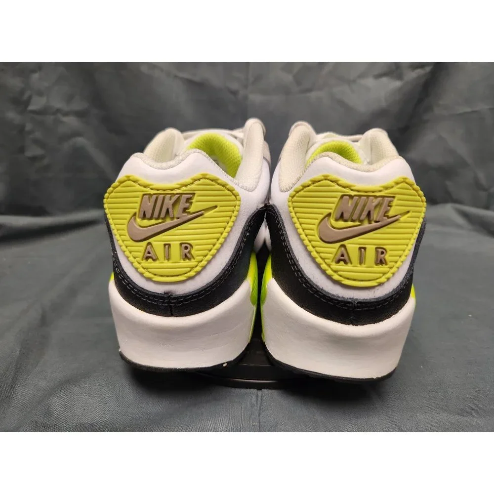 Nike Boys Air Max 90 (GS) Sneakers White Khaki Cyber Size 6 DISPLAY MODEL! - Picture 7 of 12